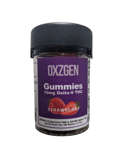 Picture of DELTA-9 THC 10 MG Gummies Strawberry 20 CT